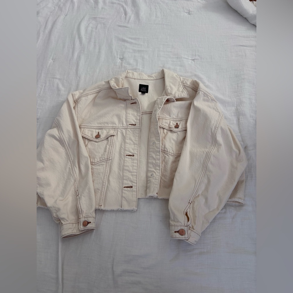 Target Cream Jean Jacket